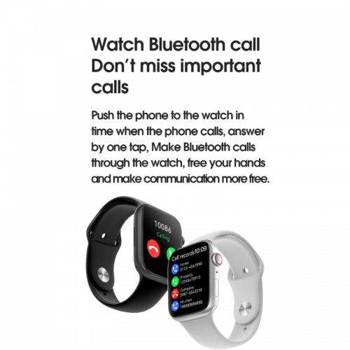 Microwear W17 Series 7 1.9 Inch Infinite Screen Bluetooth Call Custom Dial Smartwatch